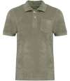 NS218 Native Spirit Kids Terry Towel Polo Shirt almond green colour image